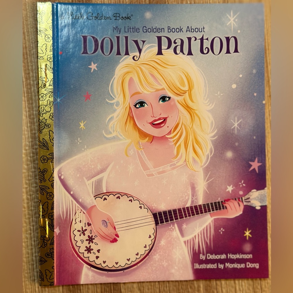 NEW Dolly Parton book The Golden Book series about morals & kindness, kids, fans